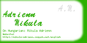 adrienn mikula business card